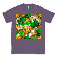 Lavender St. Patricks day hat digital paper Classic Tee - BundleAndBundleShop