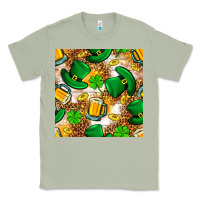 Matcha St. Patricks day hat digital paper Classic Tee - BundleAndBundleShop