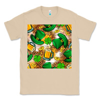 Mushroom St. Patricks day hat digital paper Classic Tee - BundleAndBundleShop