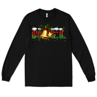 Black noel Christmas bells Long Sleeve Tee - BarkalooDesign