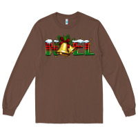 Chestnut noel Christmas bells Long Sleeve Tee - BarkalooDesign