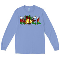 Colony Blue noel Christmas bells Long Sleeve Tee - BarkalooDesign