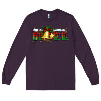 Plum noel Christmas bells Long Sleeve Tee - BarkalooDesign