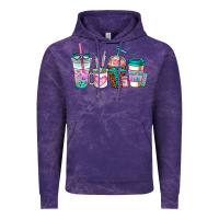 Cloud Purple nurse fuel coffee cups Vintage Hoodie - AdoDesignShop