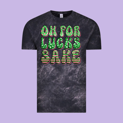 Oh For Lucks Sake St Patricks Vintage Tee Designed By Artiststas
