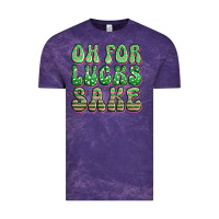 Cloud Purple oh for lucks sake st patricks Vintage Tee - Artiststas