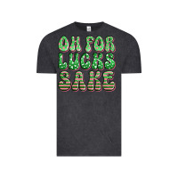Vintage Black oh for lucks sake st patricks Vintage Tee - Artiststas