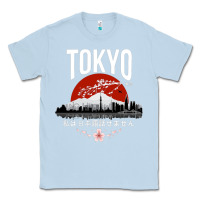 Dusty Blue tokyo Classic Tee - artisFamous