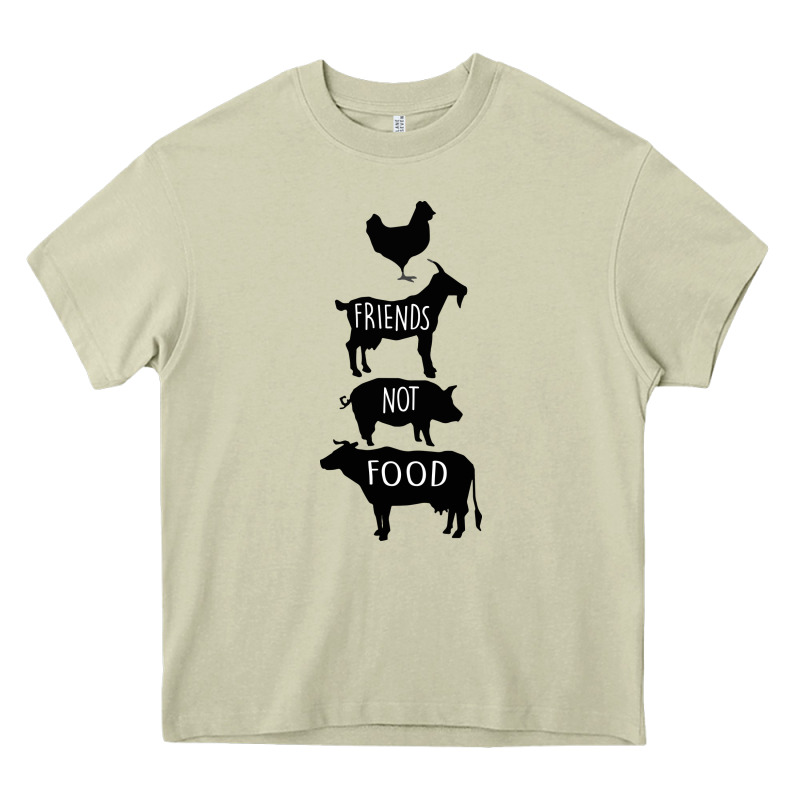 Friend Not Food Heavy Core Tee by Bettercallsaul | Teevron
