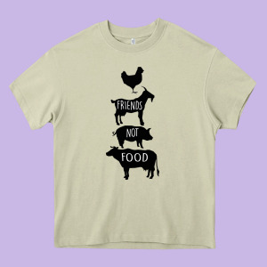 Friend Not Food Heavy Core Tee Designed By Bettercallsaul