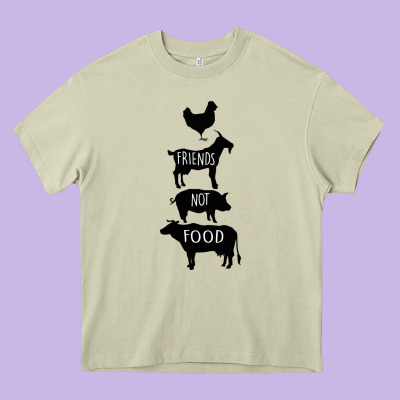 Friend Not Food Heavy Core Tee Designed By Bettercallsaul