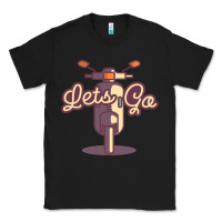 Black vespa Classic Tee - artisFamous