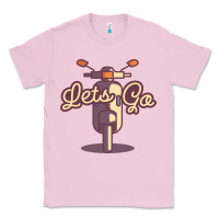 Bubblegum Pink vespa Classic Tee - artisFamous