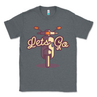 Charcoal Heather vespa Classic Tee - artisFamous