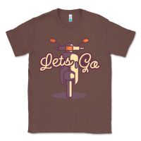 Chestnut vespa Classic Tee - artisFamous