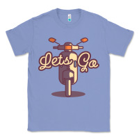 Colony Blue vespa Classic Tee - artisFamous