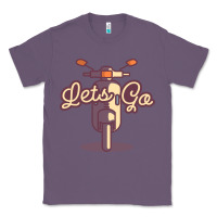 Lavender vespa Classic Tee - artisFamous