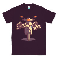 Plum vespa Classic Tee - artisFamous