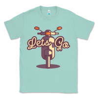 Seafoam vespa Classic Tee - artisFamous