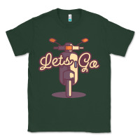 Sports Green vespa Classic Tee - artisFamous