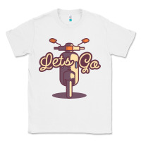 White vespa Classic Tee - artisFamous