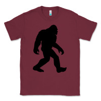 Burgundy bigfoot in black design Classic Tee - artisFamous