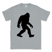 Heather Grey bigfoot in black design Classic Tee - artisFamous