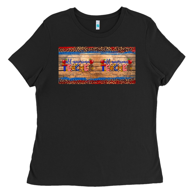 All American Teacher 15oz Mug Ladies Tee by Artiststas | Teevron
