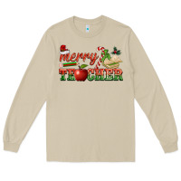 Mushroom merry teacher Long Sleeve Tee - BarkalooDesign
