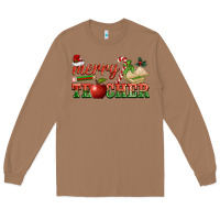 Toasted Coconut merry teacher Long Sleeve Tee - BarkalooDesign