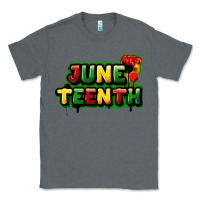 Charcoal Heather juneteenth Classic Tee - FaDigitalArtStudio