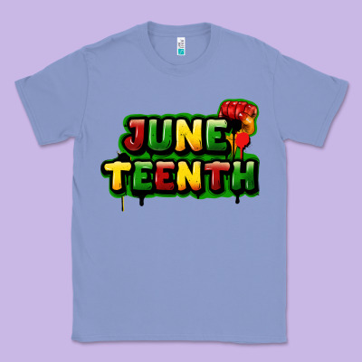 Juneteenth Classic Tee Designed By Fadigitalartstudio
