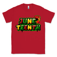 Red juneteenth Classic Tee - FaDigitalArtStudio