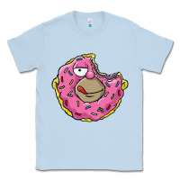 Dusty Blue DONUT Classic Tee - artisFamous