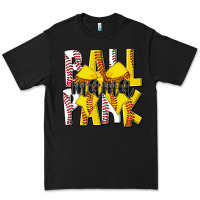 Black ball park mama Premium Tee - CowhideDigitalArt