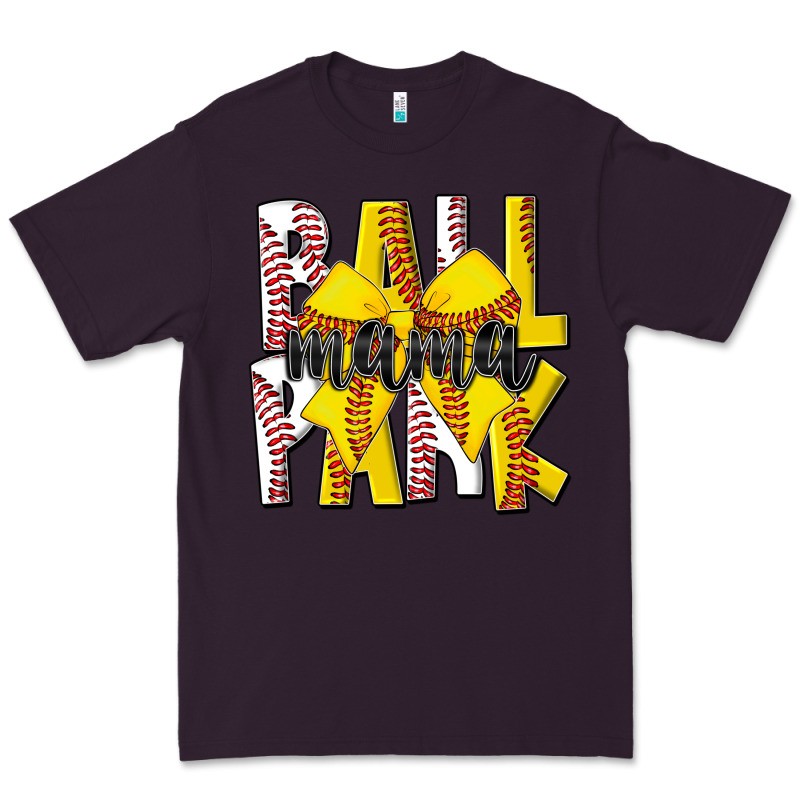 Ball Park Mama Premium Tee by CowhideDigitalArt | Teevron