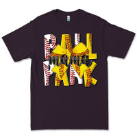 Plum ball park mama Premium Tee - CowhideDigitalArt