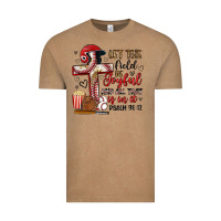 Vintage Coffee let the field be joyful and all that is in it Vintage Tee - Artiststas