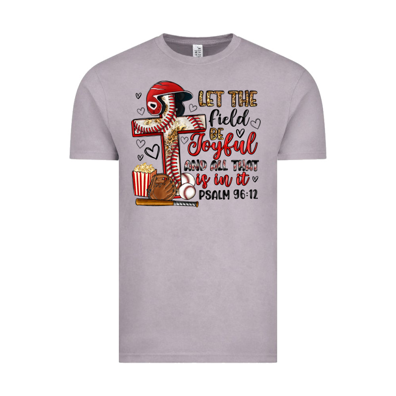 Let The Field Be Joyful And All That Is In It Vintage Tee by Artiststas | Teevron