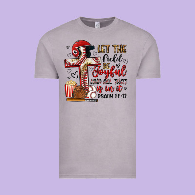Let The Field Be Joyful And All That Is In It Vintage Tee Designed By Artiststas