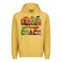 Antique Gold nacho average coach Premium Hoodie - AdoDesignShop