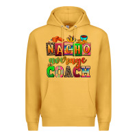 Mustard nacho average coach Premium Hoodie - AdoDesignShop