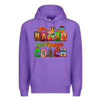 Purple nacho average coach Premium Hoodie - AdoDesignShop