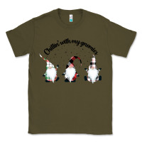 Army Green chillin' with my gnomies for light Classic Tee - artisFamous