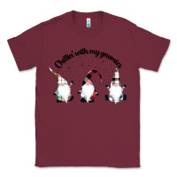 Burgundy chillin' with my gnomies for light Classic Tee - artisFamous