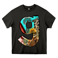 Asphalt farm life alphabet lowercase letters g Heavy Core Tee - BundleAndBundleShop