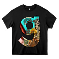 Black farm life alphabet lowercase letters g Heavy Core Tee - BundleAndBundleShop