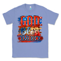 Colony Blue God Bless America Classic Tee - Jasminsmagicworld