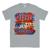 Heather Grey God Bless America Classic Tee - Jasminsmagicworld