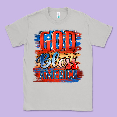 God Bless America Classic Tee Designed By Jasminsmagicworld